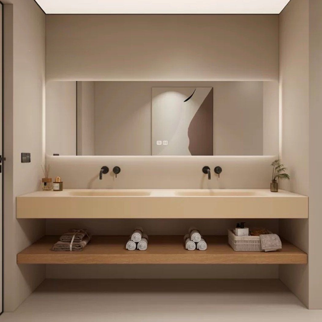 NAFARA Japandi Bathroom Vanity Sink - Radical Homes Singapore