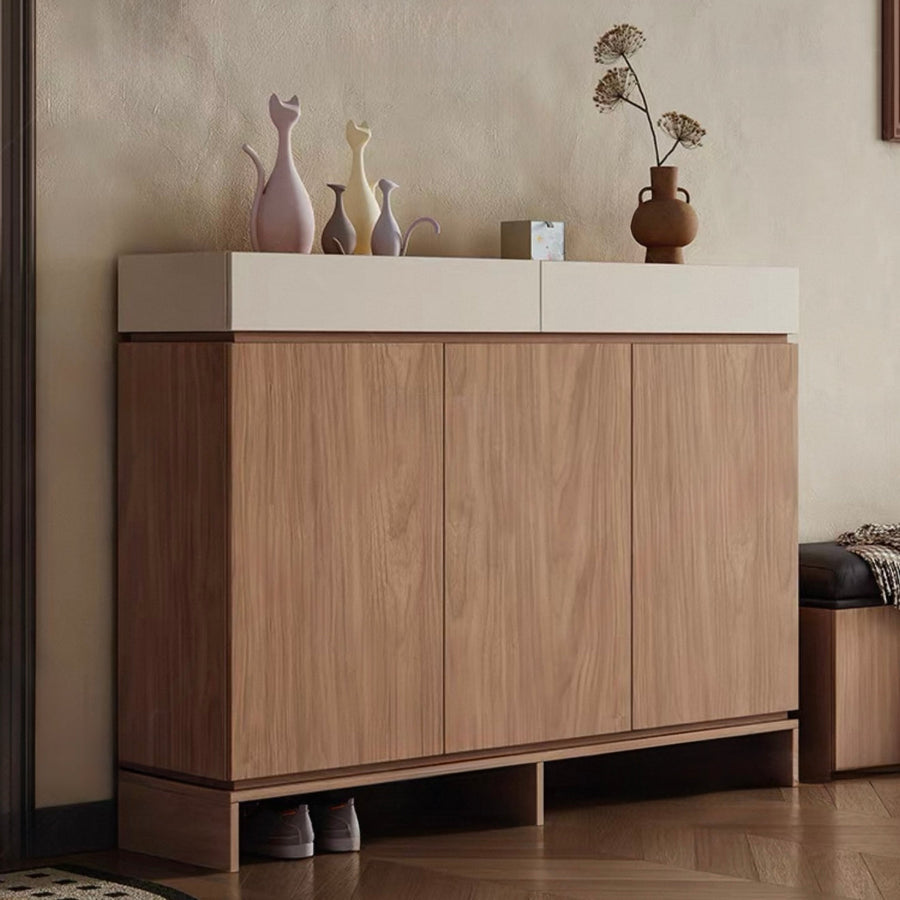 PINEO Modern Solid Wood Shoe Cabinet - Radical Homes Singapore