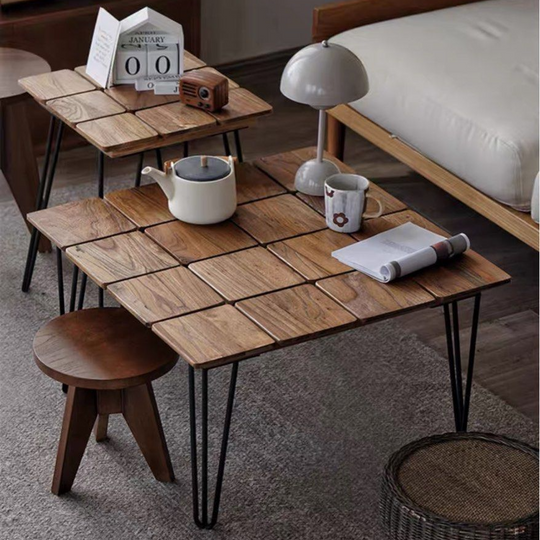 ROVIK Solid Wood Coffee Table - Cassa Haus Singapore