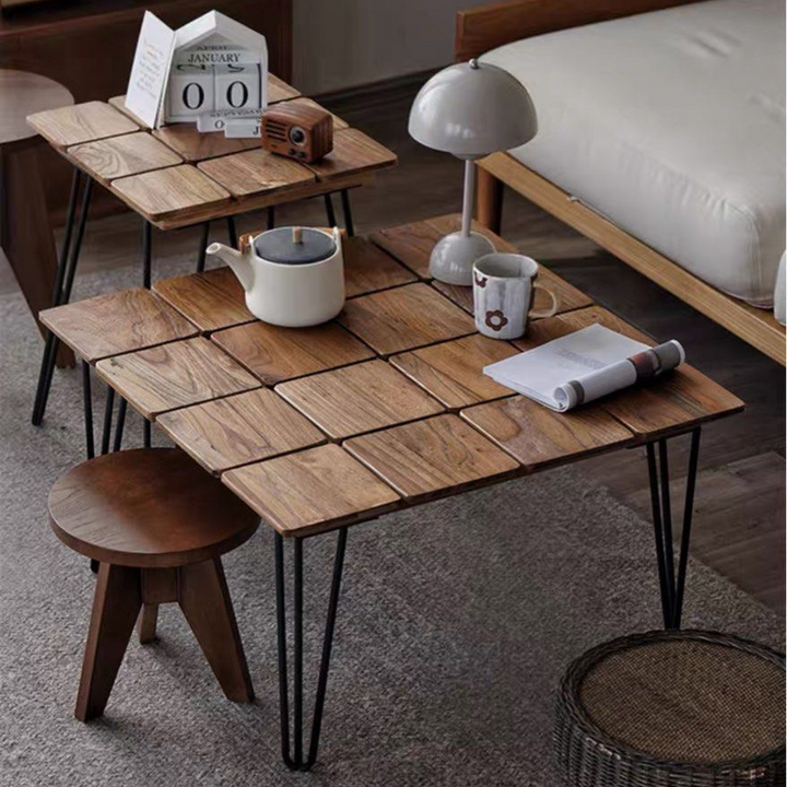 AZIMOV Solid Wood Coffee Table - Radical Homes Singapore