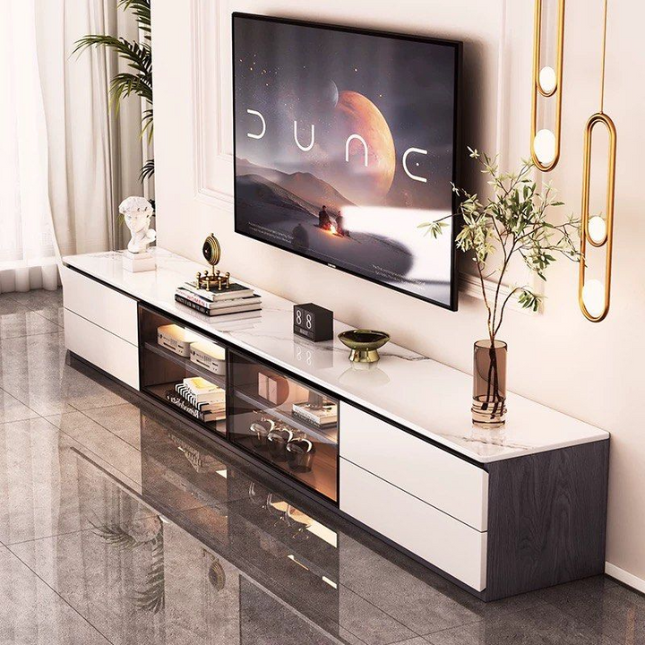 SOEL Modern Sintered Stone TV Console - Radical Homes Singapore