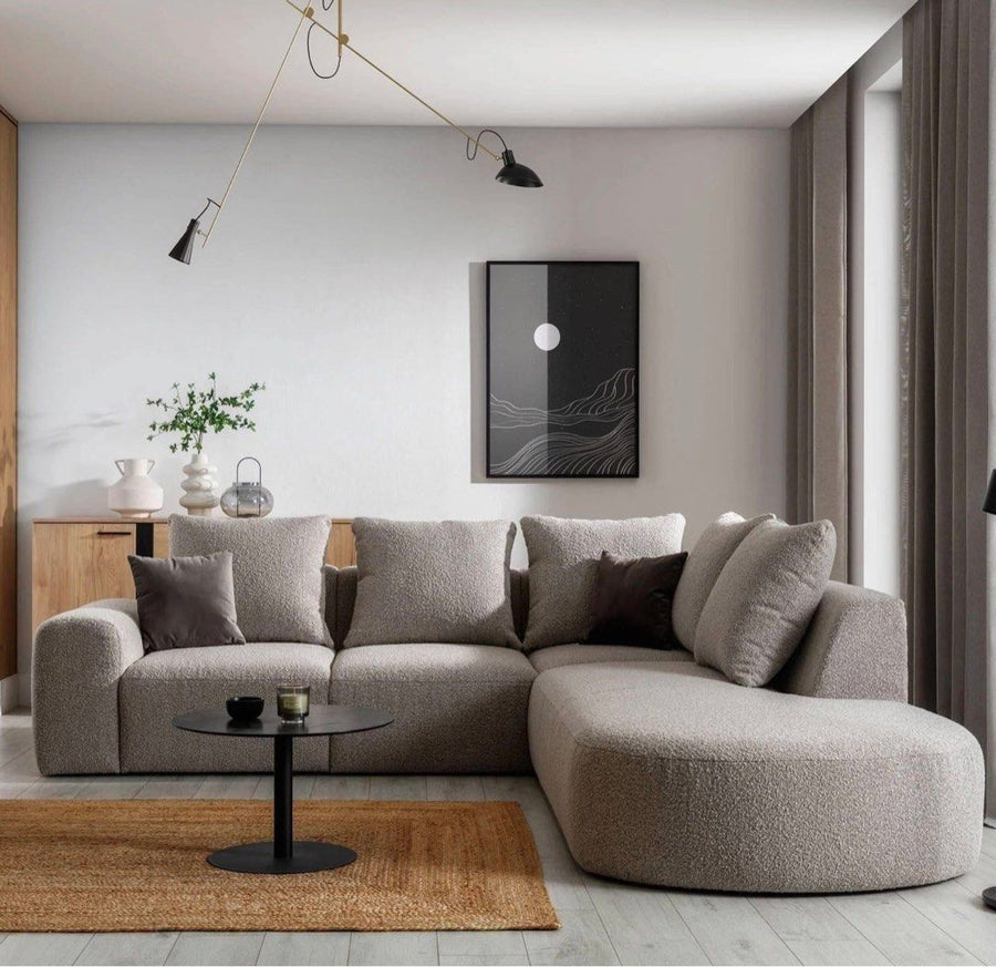 CHARA Modern Boucle Sectional Sofa - Radical Homes Singapore