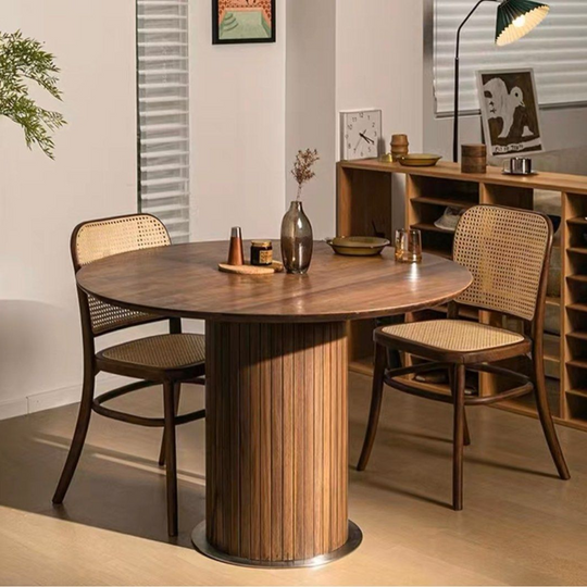 ORLAVEN Round Wood Dining Table - Cassa Haus Singapore