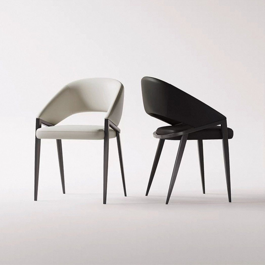 NUVARO Modern Leather Dining Chair - Cassa Haus Singapore