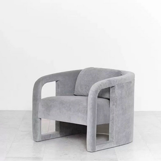 AERO Modern Velvet Lounge Chair - Cassa Haus Singapore