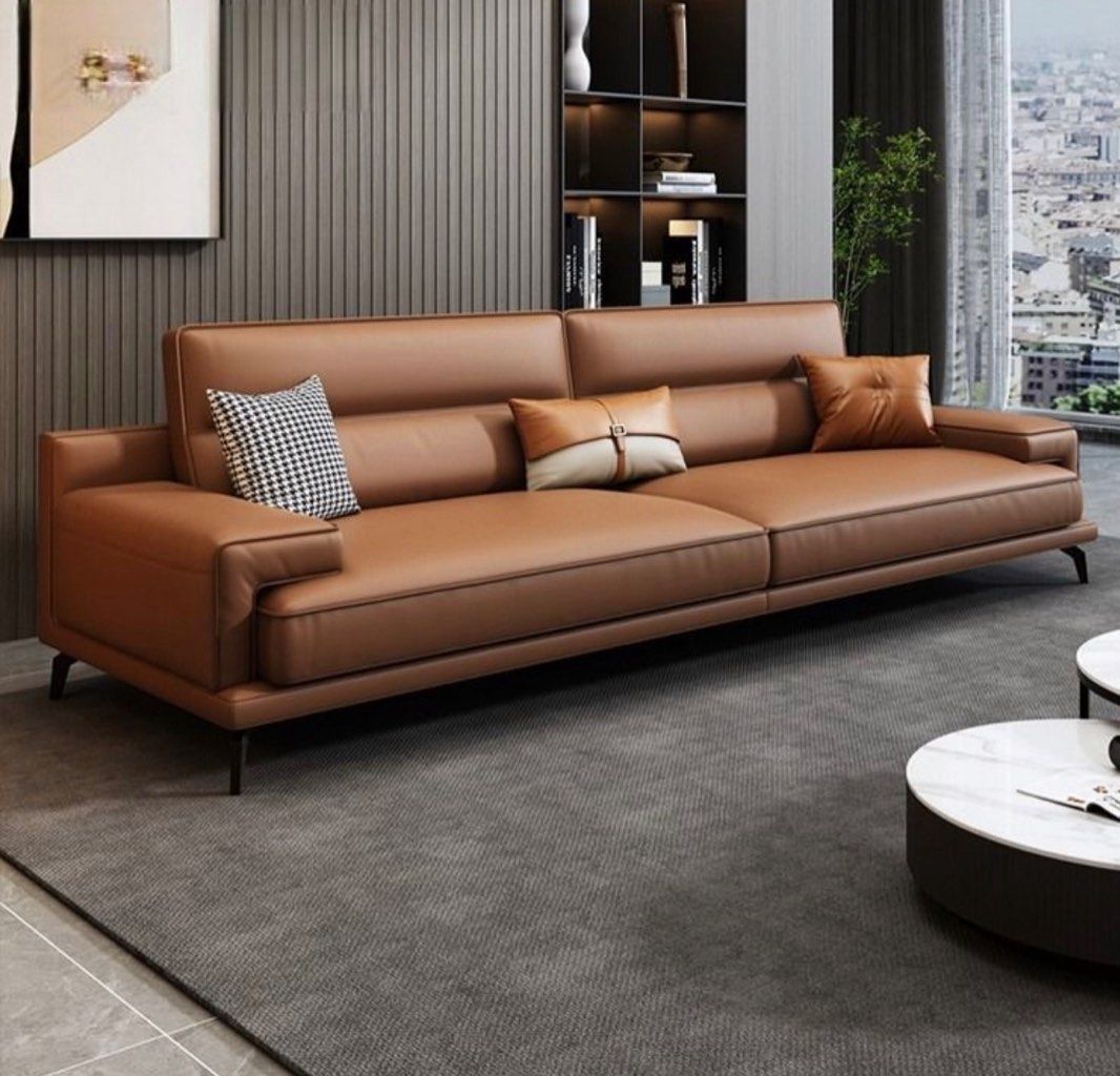 VAST Modern Leather Sofa - Radical Homes Singapore