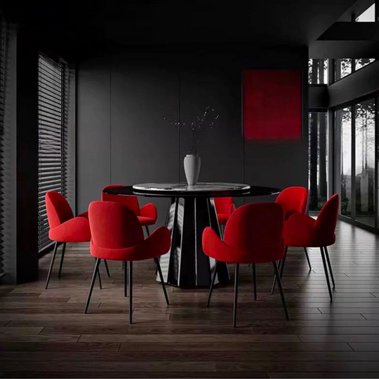 ZENIRO Modern Fabric Dining Chair - Cassa Haus Singapore