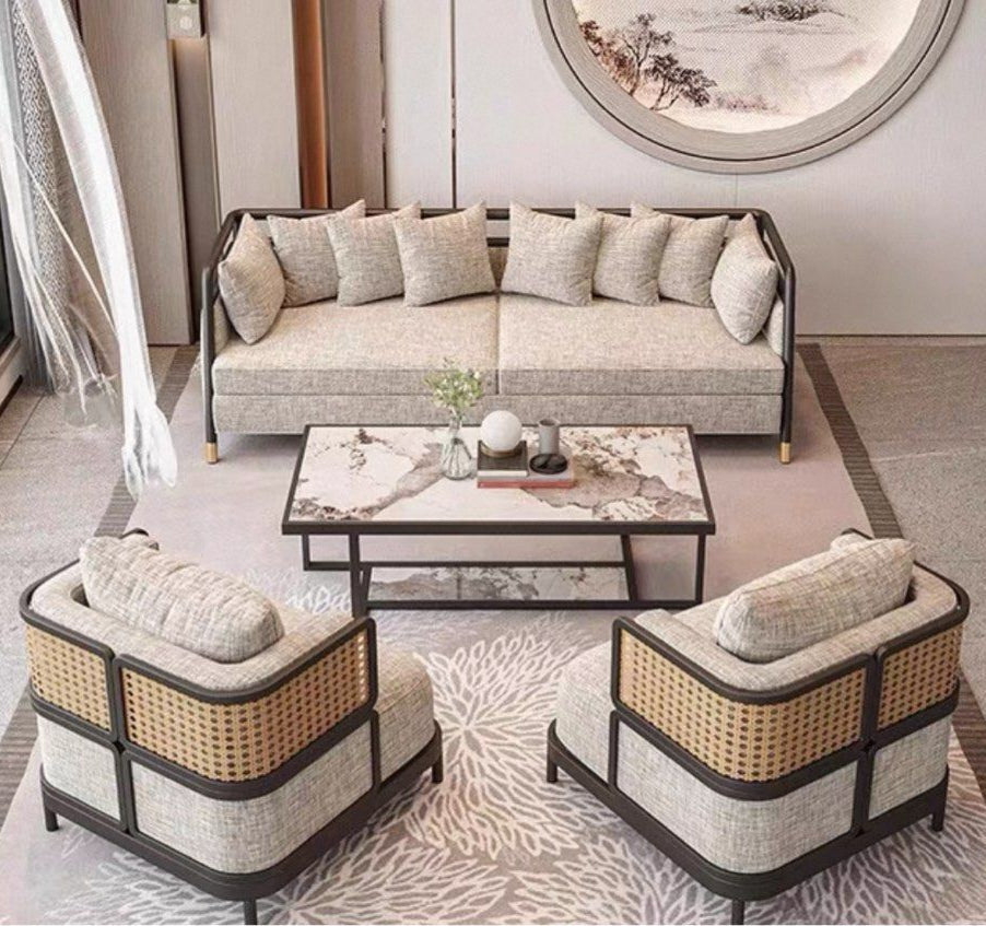 AFREL Modern Lounge Chair and Sofa Set - Radical Homes Singapore