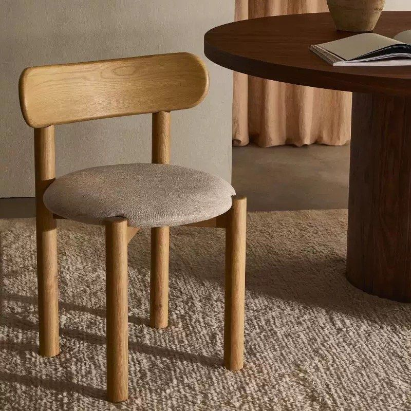 BEVINY Modern Boucle Dining Chair - Radical Homes Singapore