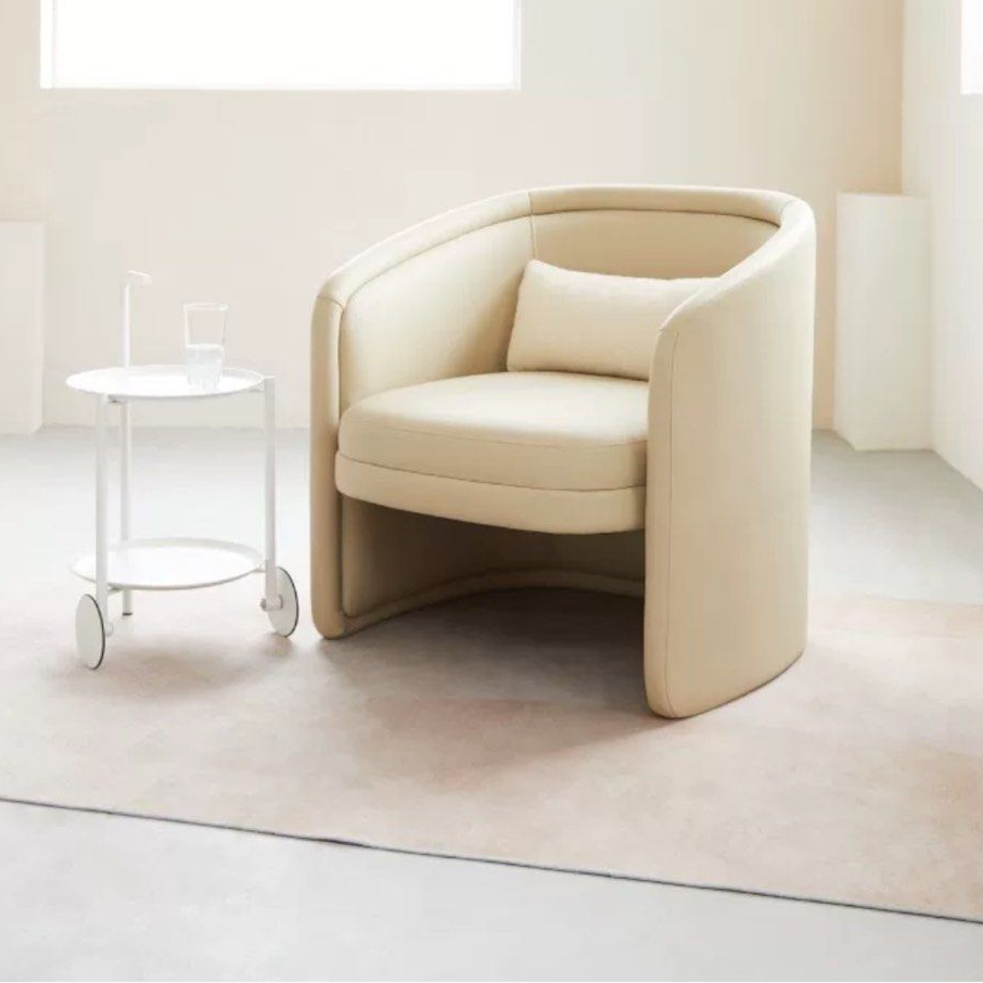 JAYDEN Modern Leather Armchair - Radical Homes Singapore
