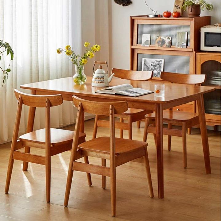 RAVELIN Modern Solid Wood Dining Table - Cassa Haus Singapore