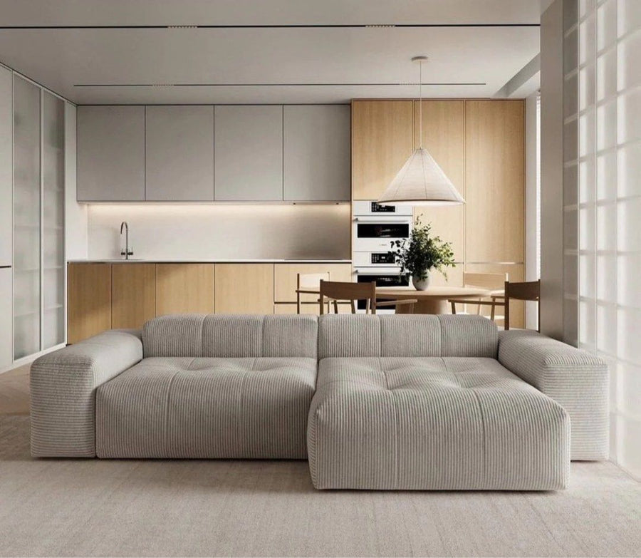 VEANO Modern Sectional Tufted Sofa - Radical Homes Singapore
