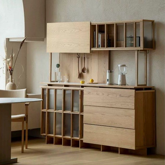 COSRE Modern Solid Wood Kitchen Cabinet - Radical Homes Singapore