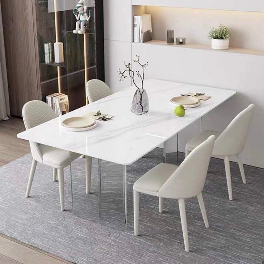 WILSON Modern Marble Dining Table - Radical Homes Singapore