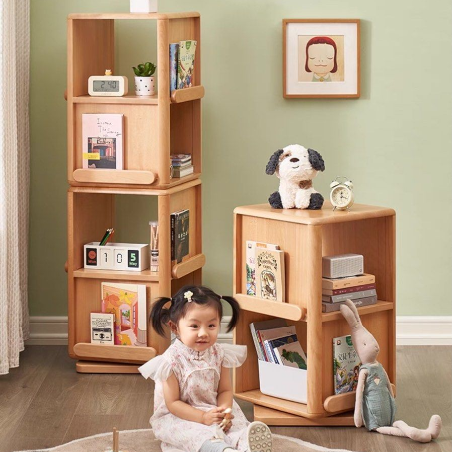 EILIEA Scandinavian Swivel Bookshelf - Radical Homes Singapore