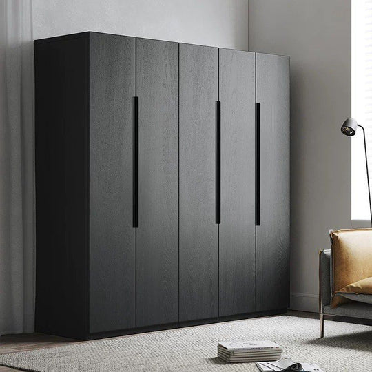 DRAVOX Modern Black Wardrobe - Cassa Haus Singapore