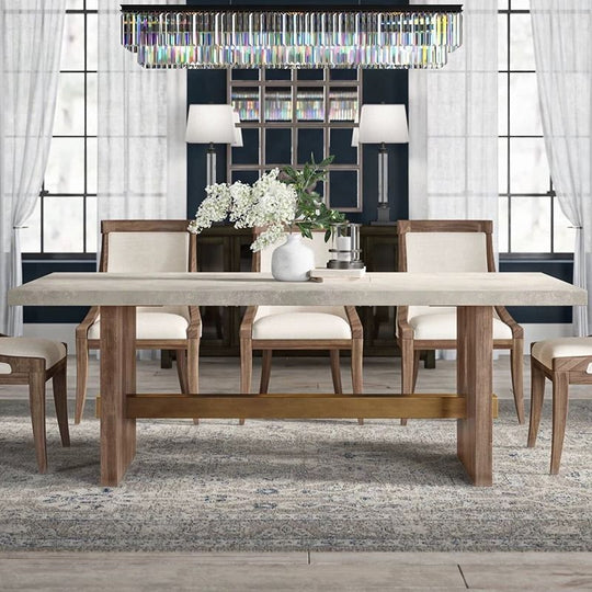ASHIRON Industrial Dining Table & Chairs - Cassa Haus Singapore
