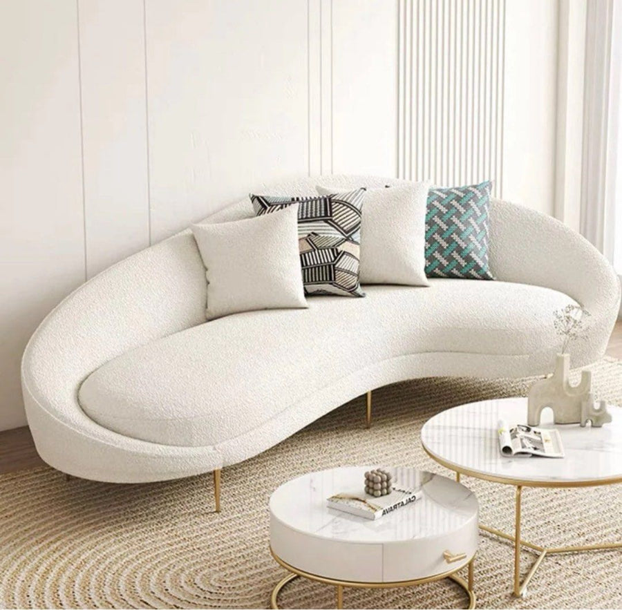 BETH Modern Curve Sofa - Radical Homes Singapore