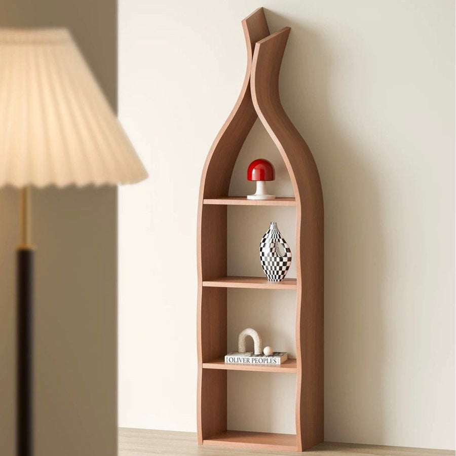 AFERIME Modern Solid Wood Bookshelf - Radical Homes Singapore