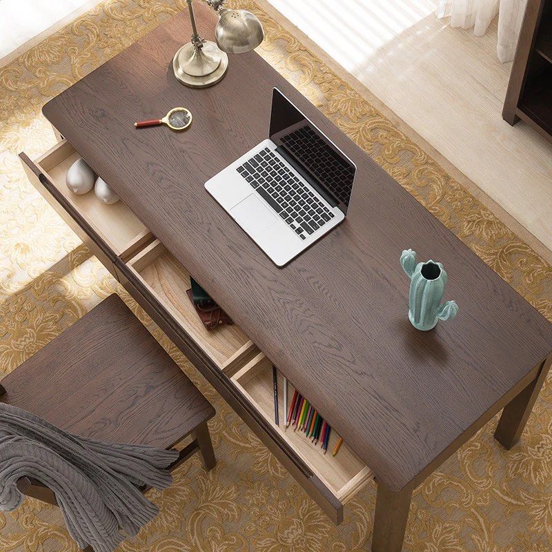 HOLLAND Work Desk With Optional Hutch - Radical Homes Singapore