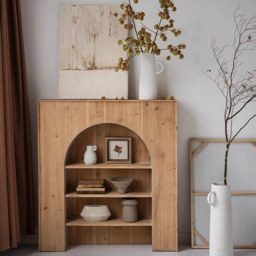 JADE Vintage Wood Shelf - Radical Homes Singapore