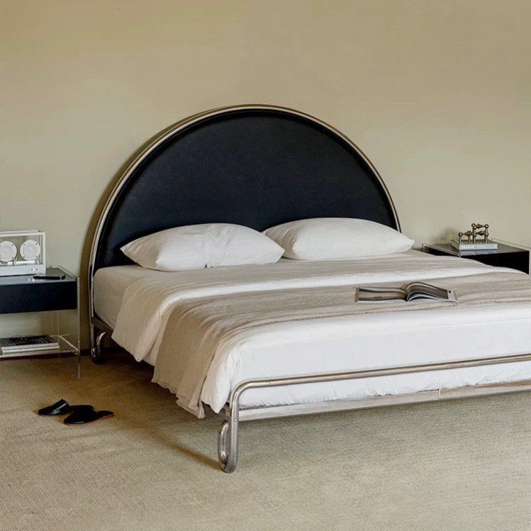 KALFON Modern Stainless Steel Bedframe - Radical Homes Singapore
