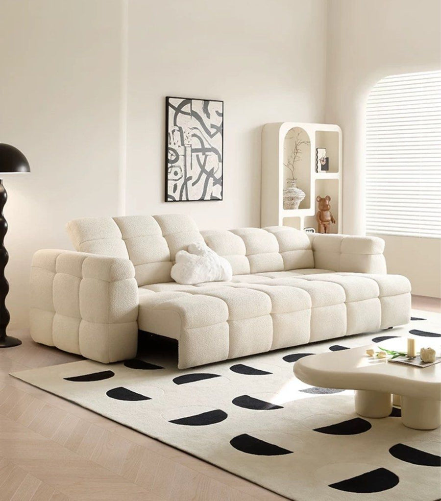 KELS Modern Electric Motorised Boucle Sofa - Radical Homes Singapore