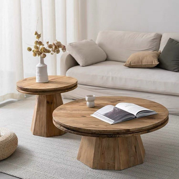 ARLOVSKI Vintage Solid Wood Coffee Table - Radical Homes Singapore