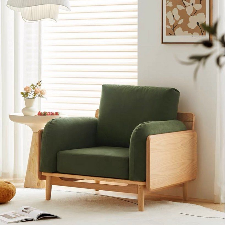 KYRA Scandinavian Fabric Armchair - Radical Homes Singapore