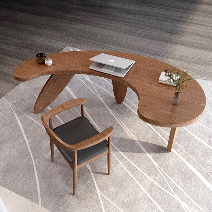 EVANDER Modern Wood Work Desk - Cassa Haus Singapore