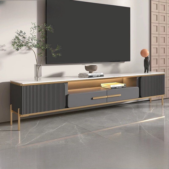 JAVIOS Modern Sintered Stone TV Console - Radical Homes Singapore