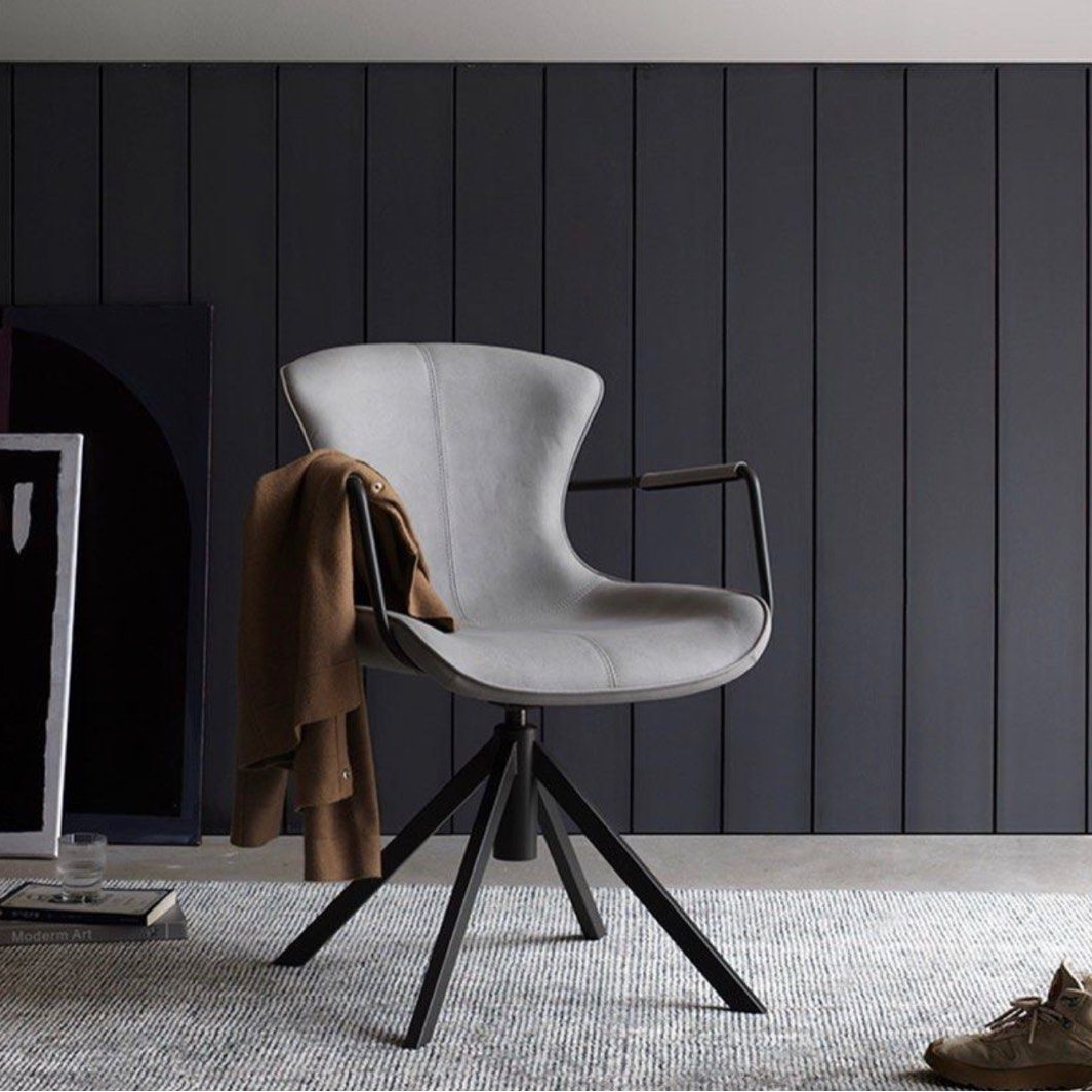 ORION Modern Leather Armchair - Radical Homes Singapore