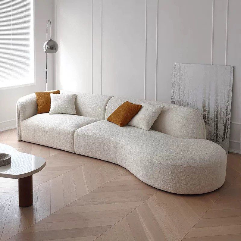 ELLE Boucle Sectional Sofa - Radical Homes Singapore