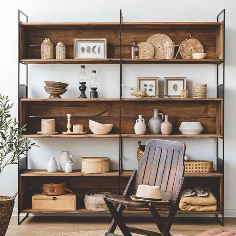 TADEU Modern Solid Wood Display Shelf - Radical Homes Singapore