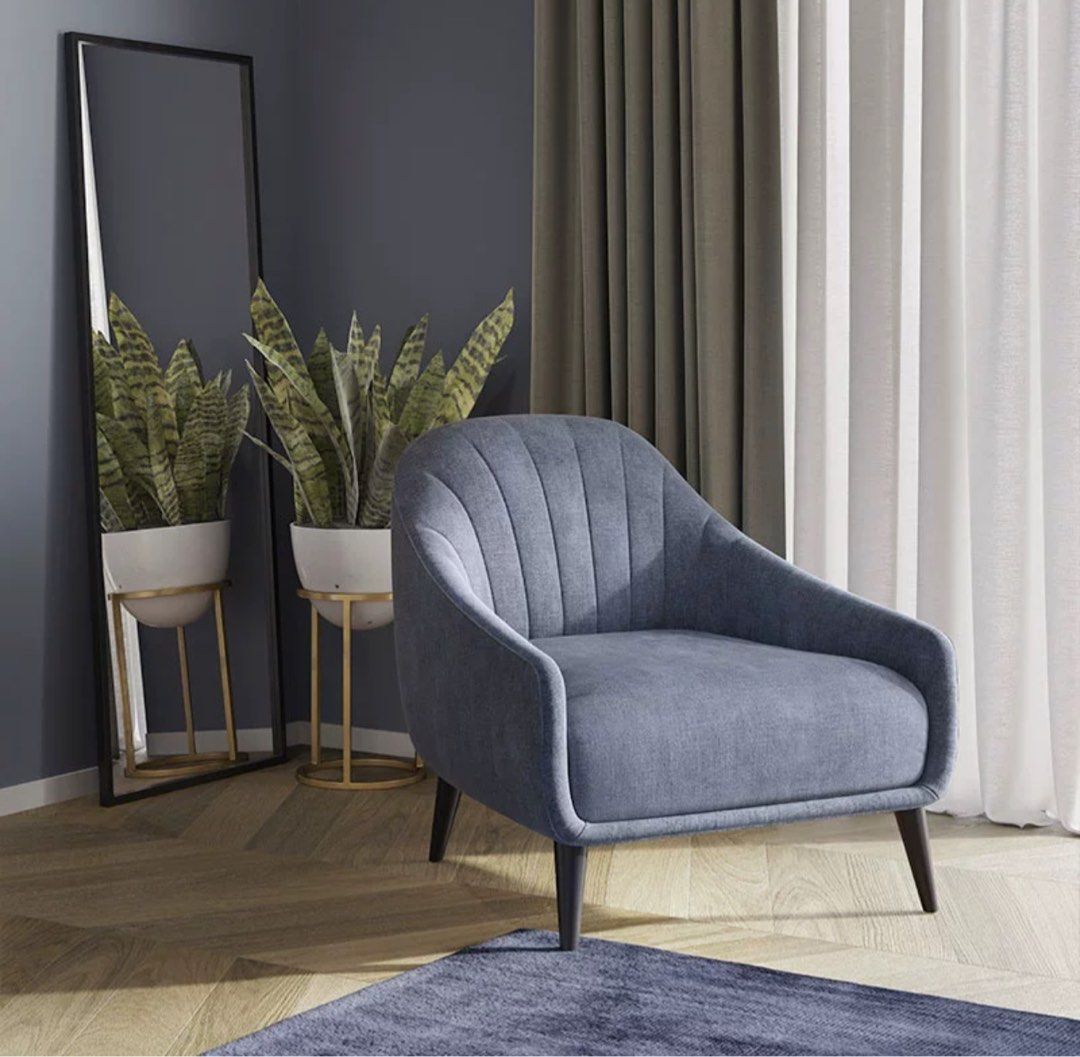 HARMONY Modern Fabric Armchair - Radical Homes Singapore