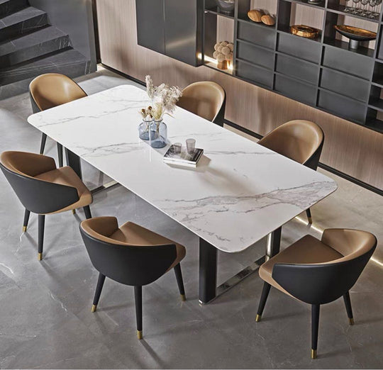 AVELORIS Modern Sintered Stone Dining Table - Cassa Haus Singapore