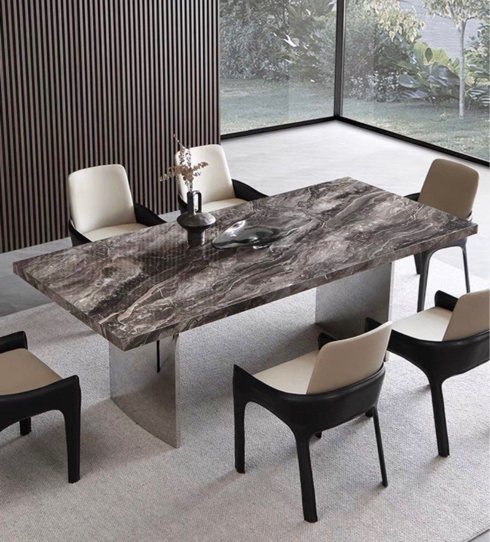LEEDON Modern Marble Dining Table - Radical Homes Singapore