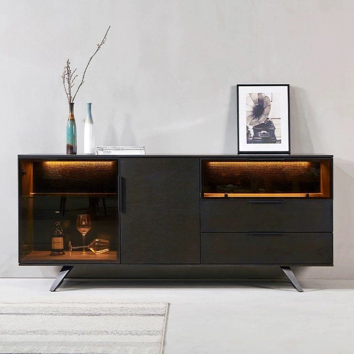 ALEWEN Modern Solid Wood Sideboard - Radical Homes Singapore