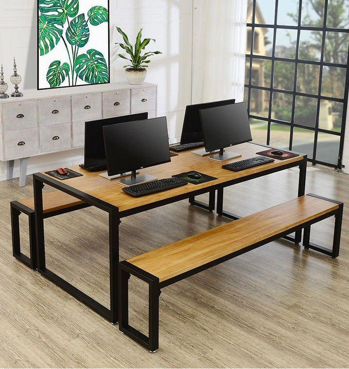 GREGORY Industrial Thin Office / Study Table - Radical Homes Singapore