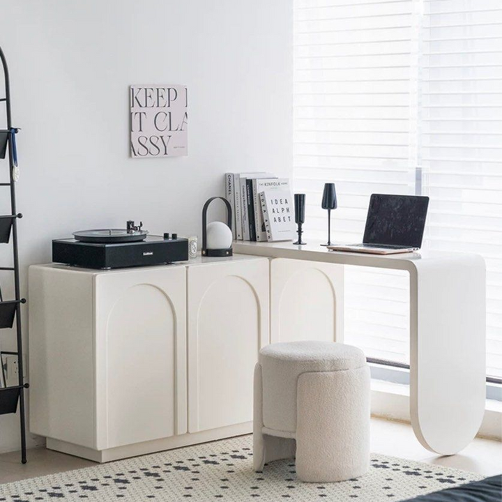 HARLAND Modern Study Table & Shelf - Cassa Haus Singapore