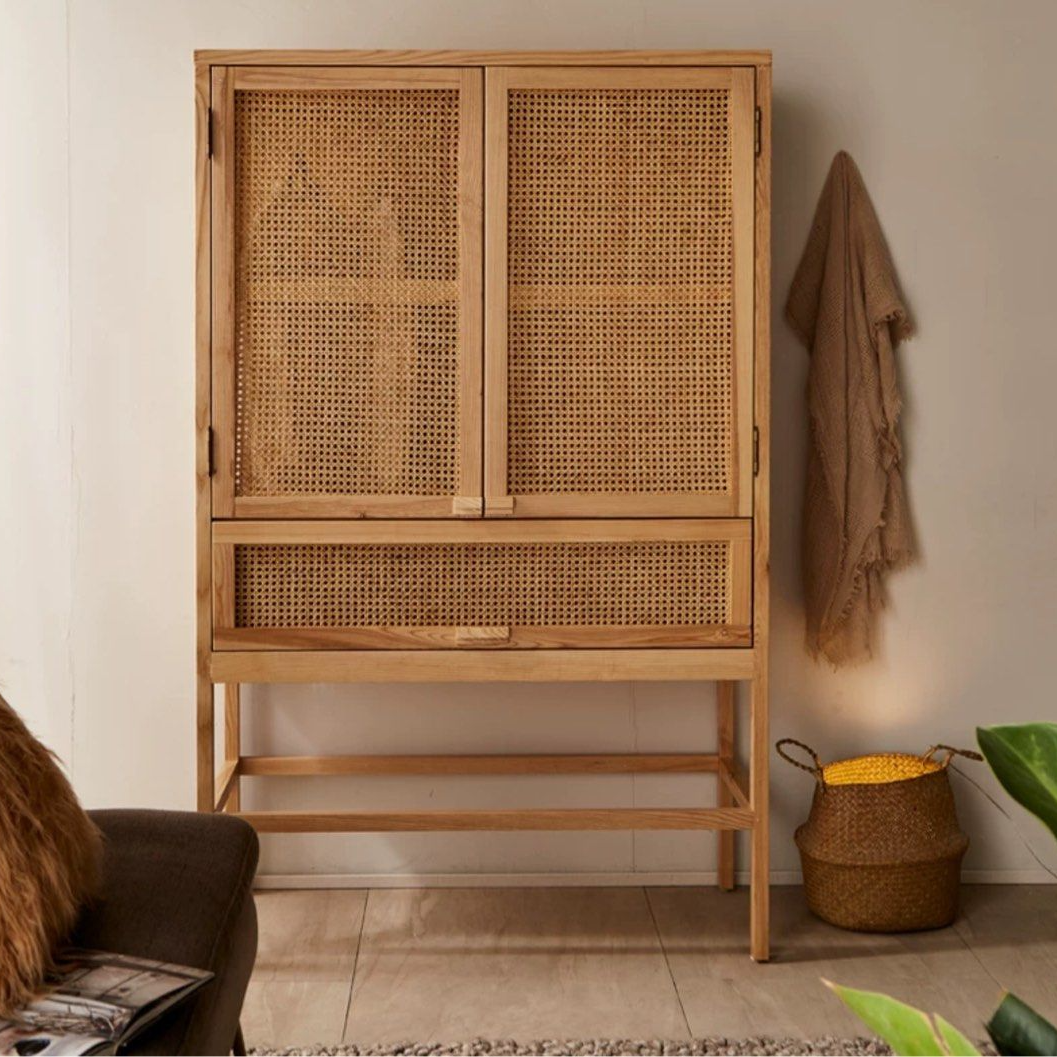 LINUSE Modern Solid Wood Cabinet - Radical Homes Singapore