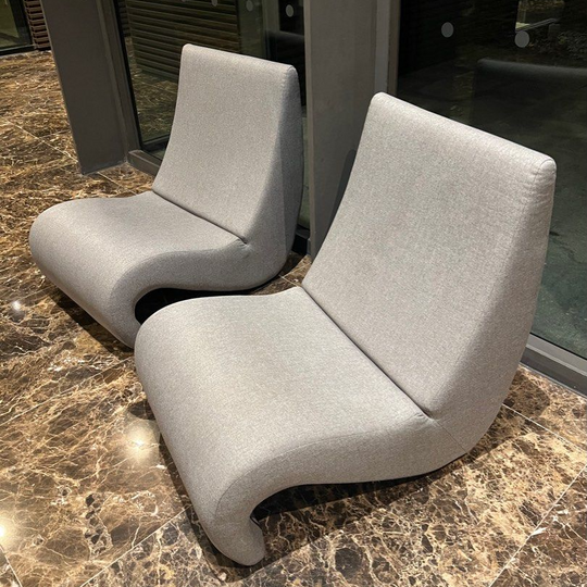 NOMA Modern Fabric Lounge Chair - Cassa Haus Singapore