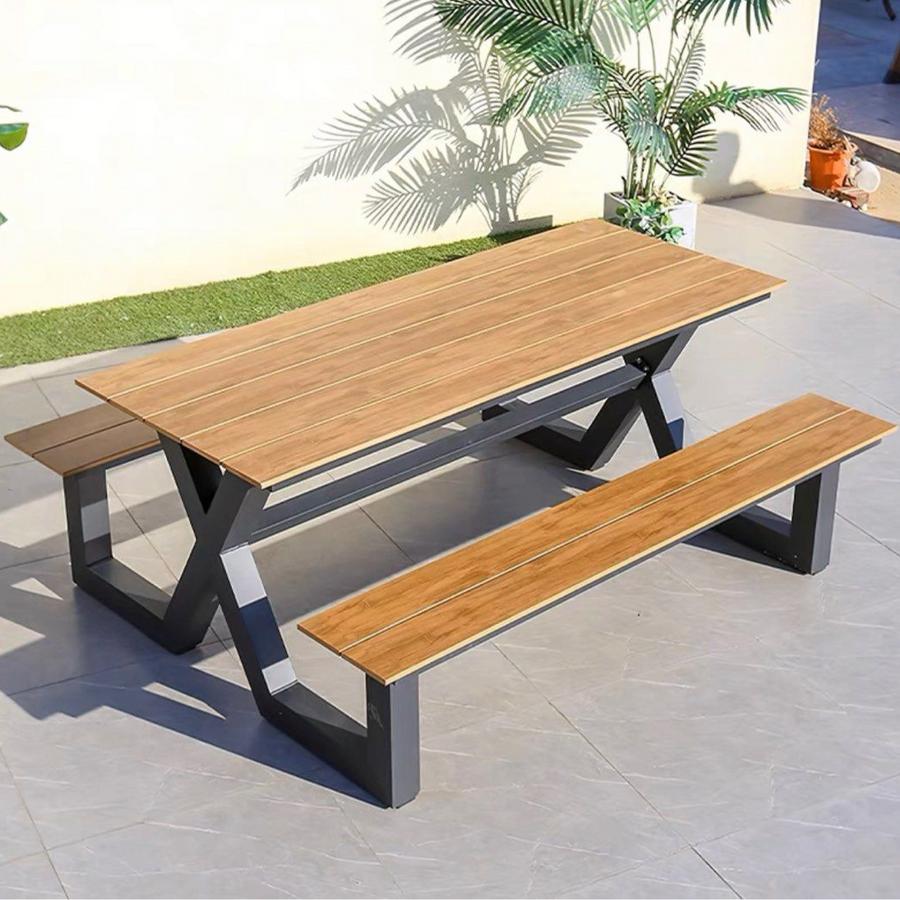 STEPH Outdoor Table & Bench - Radical Homes Singapore