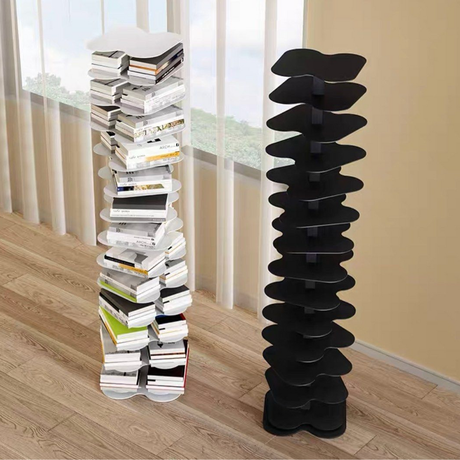 HEDY Tall Abstract Bookshelf - Radical Homes Singapore
