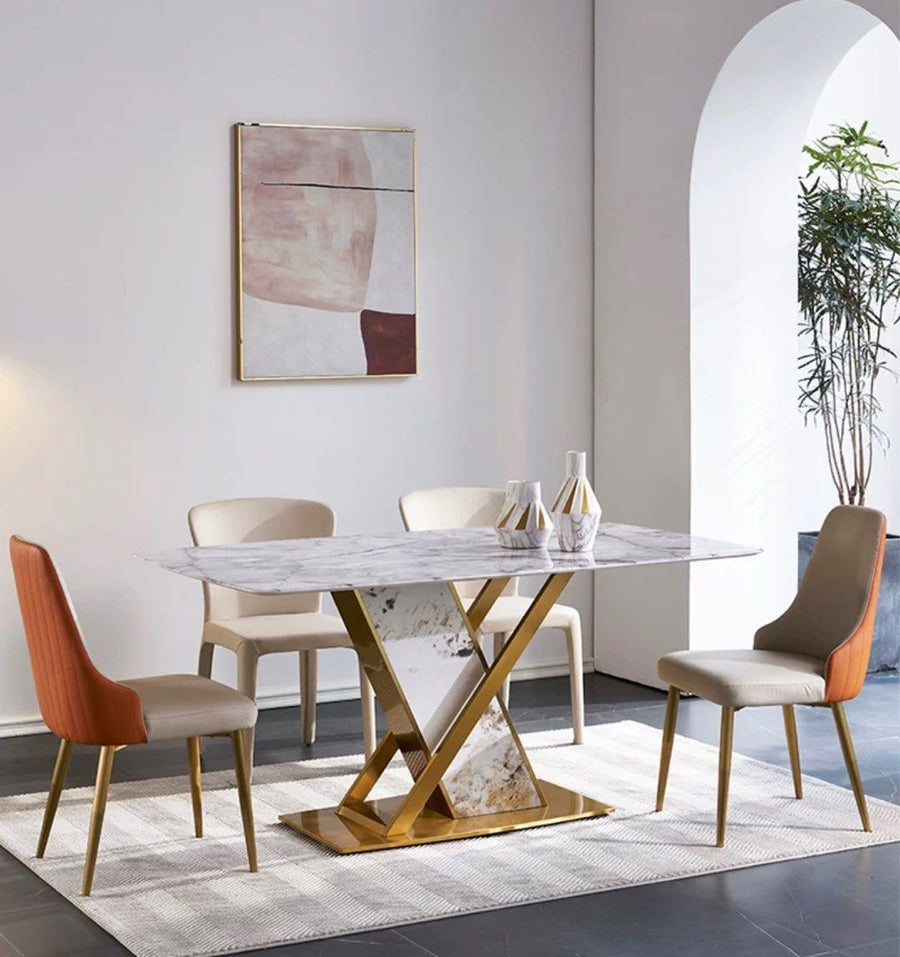 HUDSON Sintered Stone Dining Table - Radical Homes Singapore