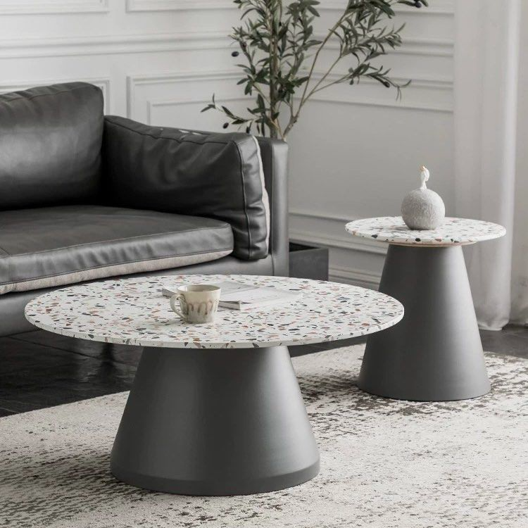 AVERSA Modern Terrazzo Coffee Table - Radical Homes Singapore