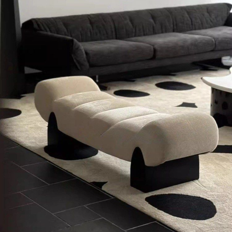 LEREN Modern Velvet Bench - Radical Homes Singapore