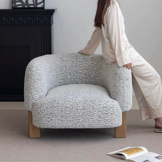 DREO Modern Fabric Lounge Chair - Cassa Haus Singapore