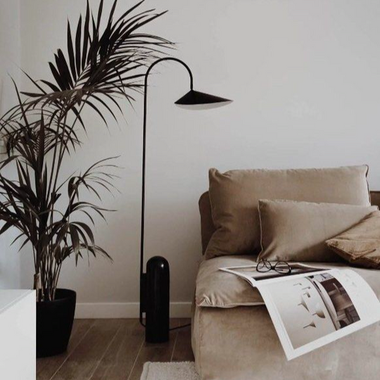 CASSORA Modern Marble Floor & Table Lamp - Cassa Haus Singapore