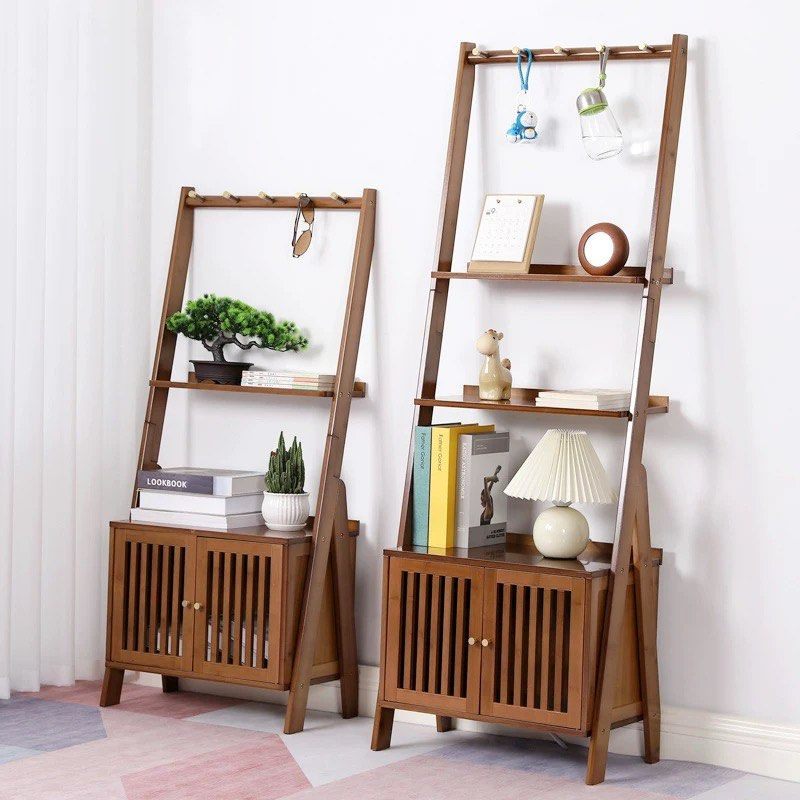 SAMUEL Rustic Solid Wood Shelf - Radical Homes Singapore